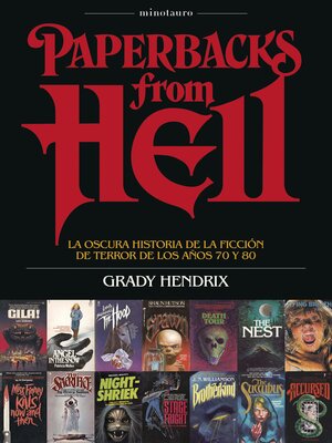 cover image of La oscura historia de la ficción de terror de los años 70 y 80